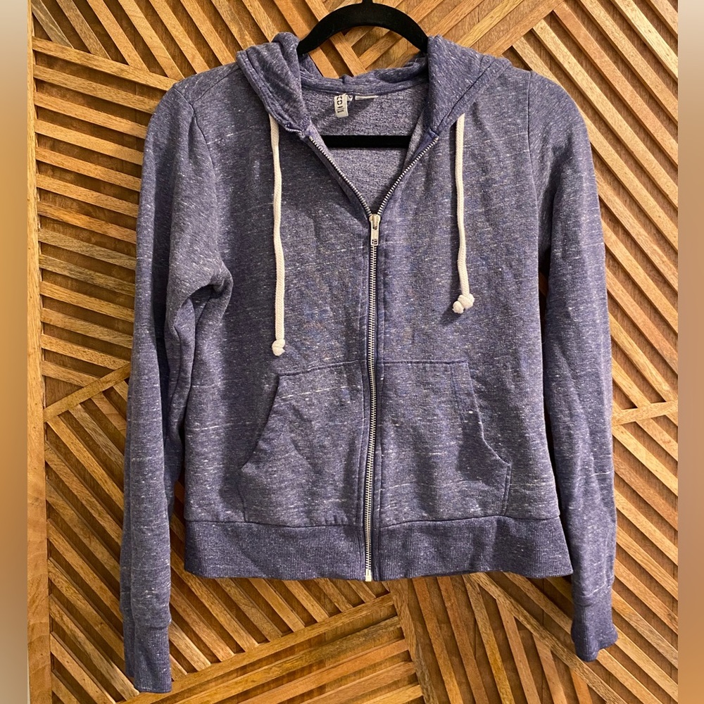 Purple Zip-Up Hoodie
